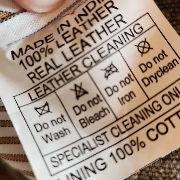 Vaan & Co Black With Brown Accent Leather Tote - Picture 8 of 16